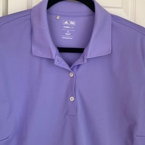 Adidas Climalite women’s golf shirt – XL purple
